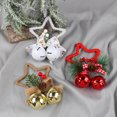 thumbnail image 1 of Juego de 3 cascabeles JAMW navideños con recortes de estrellas y lazos de bayas de acebo, 1 of 5