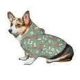 thumbnail image 6 of Goofa Retro Hippie Groovy Mushroom Pattern Small Dog Sweater Hoodies Pet Grey Hooded Soft Fleece Sweatshirts with Pocket Fall Winter Puppy Cat Sweaters Warm Clothes-Medium, 6 of 8