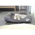 thumbnail image 5 of BODISEINT Dog Bed, Rectangle Pet Bed for Medium Large Dog Senior Breeds, Washable Orthopedic Dog Bed Plush Warming Bolster Bed Thickened Dog Sofa Pet Couch (XL-Medium(31.5''x25.6''x6.7''), Grey), 5 of 7