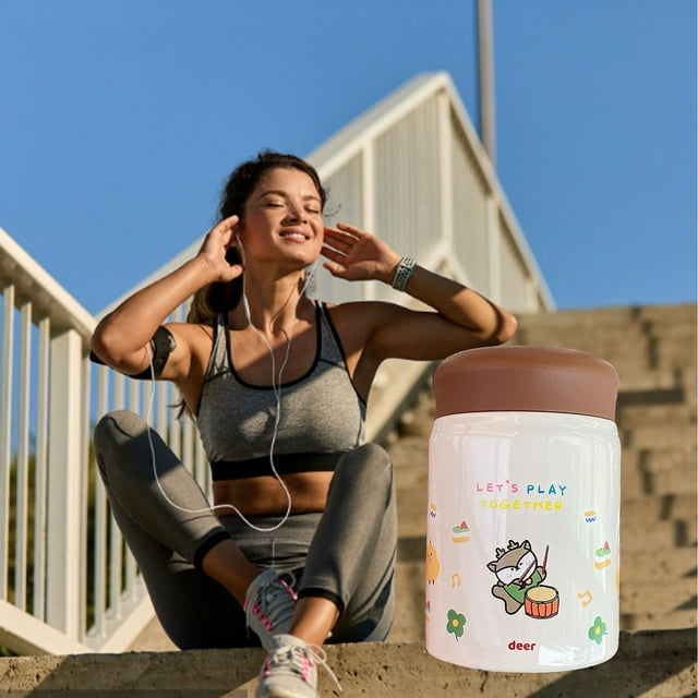 Pot Alimentaire Isolé, Gobelet Isolé en Acier Inoxydable 320 ml Gobelet Isolé en Acier Inoxydable Durabilité Prolongée