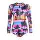 thumbnail image 2 of Traje De Baño De Una Pieza De Manga Larga Para Mujer Traje De Baño Floral Con Estampado Inalámbrico (Xl)-193990.03 Tmvgtek Mujer, 2 of 9