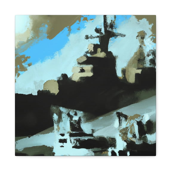 The Battleship Battle - Canvas