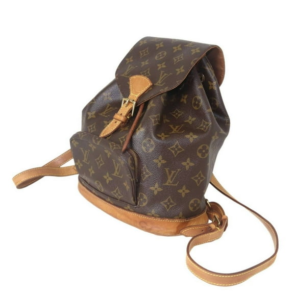 Pre-Owned LOUIS VUITTON Montsouris PM Backpack Monogram Brown M51137 SP0918 (Fair)