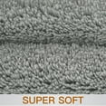 thumbnail image 7 of Evlmd Bathroom Rugs, Gray Shaggy Soft and Absorbent Bath Rug, Non-Slip, Thick Plush Machine Washable Dry Bath Mats for Bathroom, Tub and Shower, 24" x 47", 7 of 7