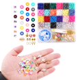 thumbnail image 1 of Beads de Polímero Cy Beads Kit de para Pulseras Colr, de Espaciador Sueltas DIY Craft Halzgo de cuadrícu 18 BLESIY Cuentas de arcilla, 1 of 8