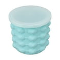 thumbnail image 2 of Cubitera de hielo de silicona con aislamiento, bandeja doble para enfriar cócteles, tamaño pequeño, 11,5 x 11,5 x 10 cm., 2 of 14