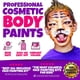 thumbnail image 2 of Kit de pintura facial Blue Squid 22 colores 160 piezas para niños, 2 of 9