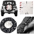 thumbnail image 3 of PISONIC Funny Baseball Spare Tire Cover Weatherproof Universal Wheel Protectors for RV Camper Travel Trailer SUV Truck 15 inch, 3 of 7