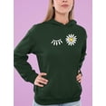 thumbnail image 2 of Daisy Wink Hoodie Women -Image by Shutterstock, Female 3X-Large, 2 of 4