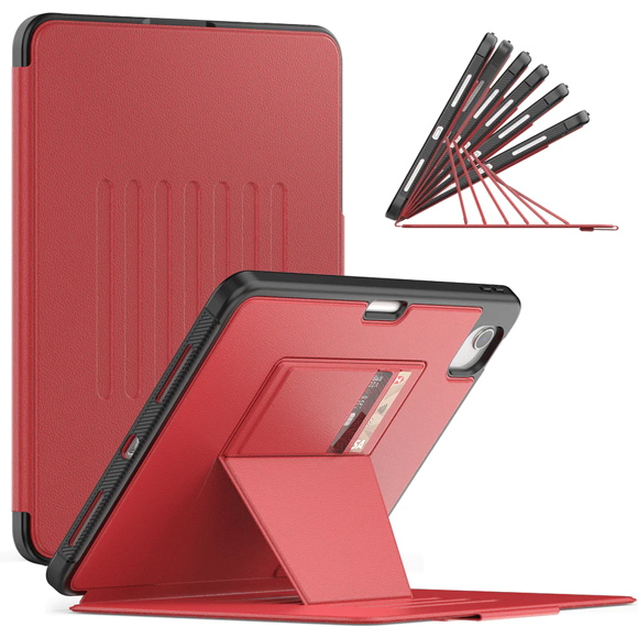 [PST] iPad Pro 11" 1st 2nd 3rd Gen. / Air 4 5 4th 5th Gen. Smart Case Cover, Shockproof Leather Magnetic Smart Cover Rugged Stand Case with Pencil Holder