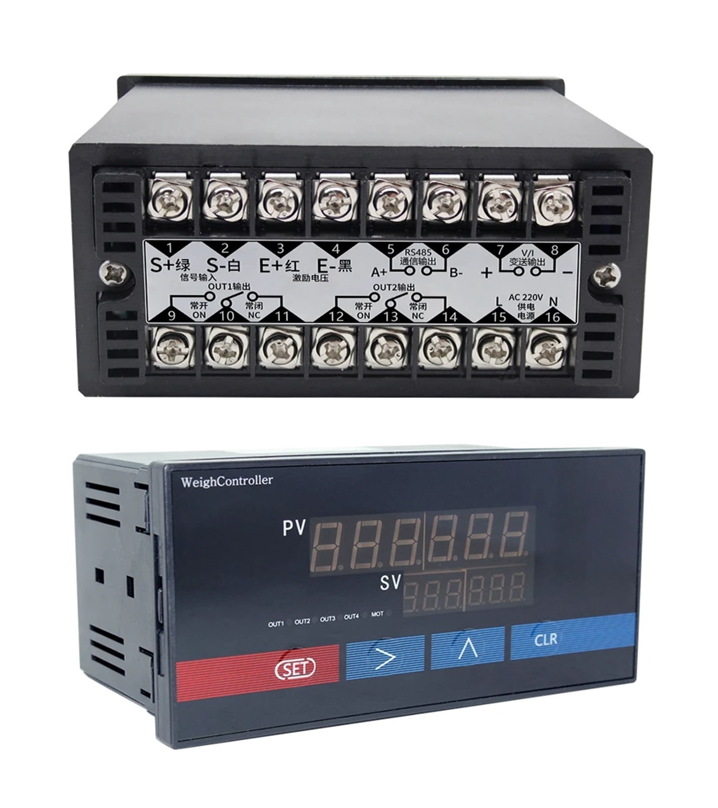 RS485 Scale Tester With Load Cell Indicator, V4896 Weighing Display, Count & Peak Hold Control Meter ,High Accuracy