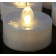 thumbnail image 6 of Set of 2 White Moroccan Style Lanterns with 2 White Led Tea Lights with Timer, 6 of 7