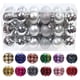 thumbnail image 4 of Ounissouiy 30 piezas de bolas de Navidad adornos inastillables decoraciones para árboles de Navidad juego de bolas colgantes para decoración de fiesta de Kits de decoración para fiestas plata, 4 of 6