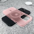 thumbnail image 1 of Ultra Thin Matte Magnetic Wireless Charge Clear Case For iPhone 15 14 Plus 13 16 Pro Max For Magsafe Shockproof Hard PC Cover pink For iPhone 15 Plus, 1 of 6