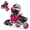 Pink, variant on New Bounce Inline Skates for Toddlers – Adjustable Roller Blades for Junior Shoe Size 8-11 – Comfortable and Durable Inline Skates for Kids