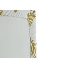thumbnail image 2 of Ambesonne Damask Fitted Sheet, Victorian Classical Lovers, Queen Size, Yellow and White, 2 of 2