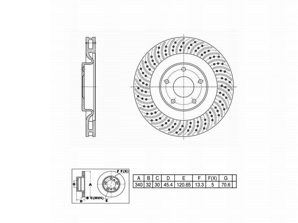 Winstop Brake Rotor, Front WS251811, Chevrolet Corvette 2013-2005