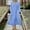 Blue, variant on Gspmoly Women'S Casual Dresses, Fashion Women Winter Casual Round-Neck Long Sleeve Pocket Long Dress Cocktail Dresses Clearance Items