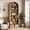 Light Brown, variant on Fnova 78" Bookshelf, Farmhouse Tall 8-Tier Arched Bookcase, Wood Display Shelf Book Shelf Organizer for Living Room, Bedroom, Entryway