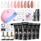 thumbnail image 1 of Kit de uñas de gel Poly Extension Modelones con lámpara UV/LED de 48 W, 1 of 8