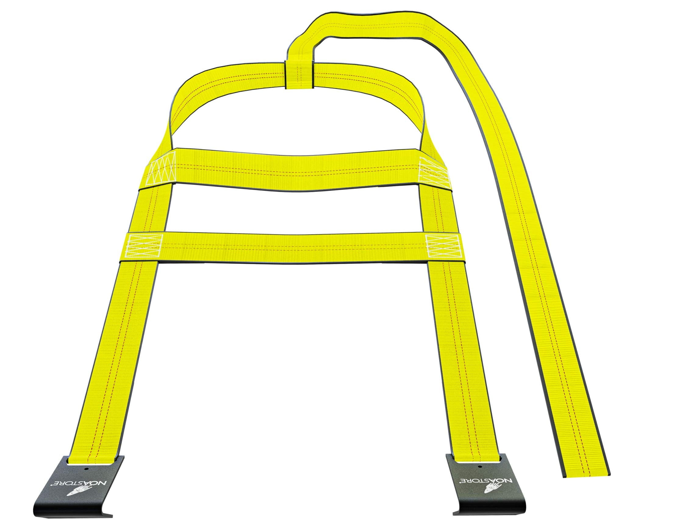 Car Basket Straps Adjustable Tow Dolly DEMCO Wheel Net Set Flat Hook Px2 PINK - Foto 3