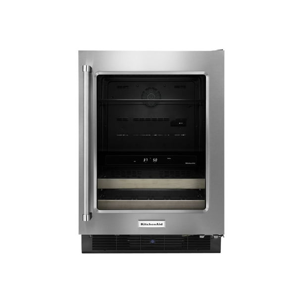 KitchenAid KUBR204ESB Wine cooler/refrigerator freestanding niche