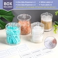 thumbnail image 2 of Dispensador Qtip Holder ME.FAN, 300 ml, 350 ml, plástico transparente, paquete de 4, 2 of 9