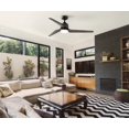 thumbnail image 2 of Luxury Transitional Ceiling Fan, Large Size: 13.75''H x 52''W, with Modern Farmhouse Style Elements, Matte Black Finish, UHP9392 from the Oakes Collection by Urban Ambiance, 2 of 5
