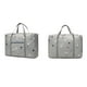 thumbnail image 3 of Bolsa de viaje plegable de gran capacidad, portátil, para ropa, de mano, para viajes (gris), 3 of 7