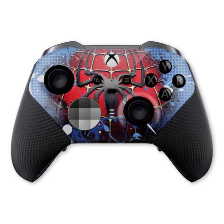 SpiderrMan X-box Elite Controller Series 2 Limited Edition by DreamController. Custom Elite Series 2 Controller for X-box One/Series X/S. Made with Advanced Hydro-Dip Paint Technology(Not Just a Skin)