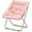 Pink, variant on PRZL Square Saucer Chair for Adults, Oversized Folding Cozy Lazy Chair with Metal Frame for Bedroom, Living Room, Dorm Room, Apartment (Grey)