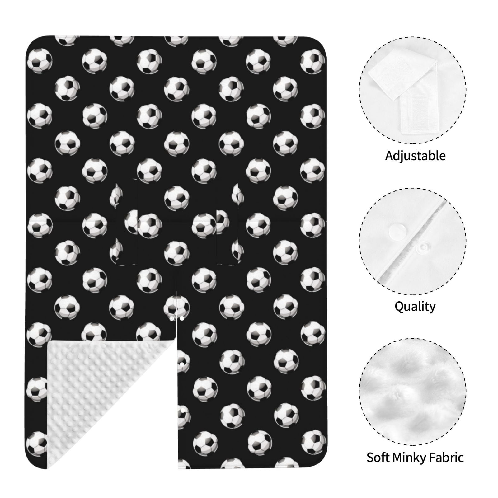 Car Seat Cover Baby - football soccer ball black Breathable Infant Car Seat Cover for Baby Carseat, Lightweight Comfort Baby Essentials Must Haves Newborn Stuff for Girl Boy