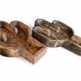 thumbnail image 2 of Large Wood Cactus Dough Bowl Or Wall Hanging, 2 of 7