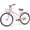 Pink Pastel, variant on Hykolity 26 in Cruiser Bike Beach Bicycle for Women Comfortable City Bike Commuter Cycling Adult Rider Height 60-72 in with Rear Rack and Basket Pink Pastel