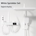 thumbnail image 1 of Bathroom Shower Full Set Black White Gray Bathtub Shower System RAain Pressurized Digital LED Shower Sets Hot Cold  Faucet My Lux Decor Round, 1 of 30