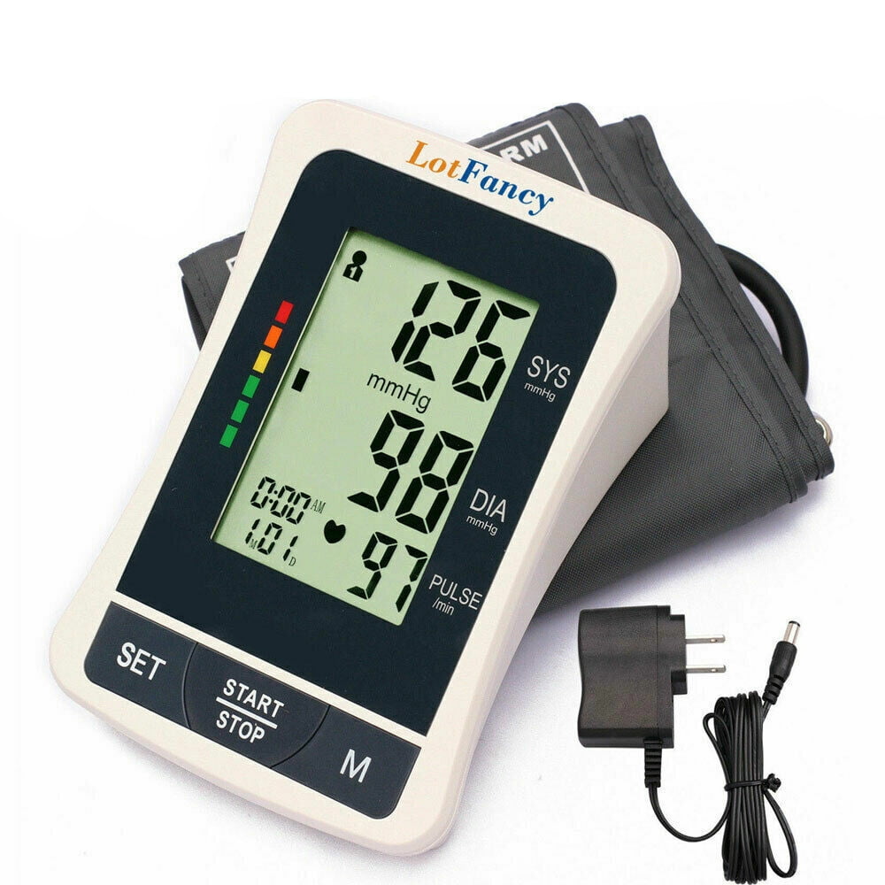 Blood Pressure Machine with Automatic Upper Arm Cuff, Accurate Portable BP  Monitor Device for Home Use(M Cuff 8.6 - 14.2 Inches)