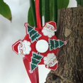 thumbnail image 2 of 2021 Decoraciones De Árbol De Navidad Colgante Dos En Uno, Decoración De Figuras De Lazo De Cinturón Irrompibles, Decoración Del Colgante De Bendición Del Festival De La Natividad, B, 2 of 5