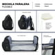 thumbnail image 5 of Mochila Pañalera Idea Nuova cambiador Multifuncional Negro, 5 of 7