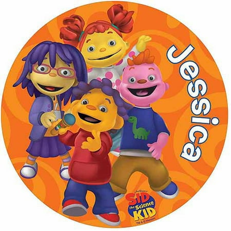 Personalized Sid the Science Kid Orange Swirl Round Mouse Pad Personalized Sid the Science Kid Orange Swirl Round Mouse Pad