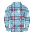 thumbnail image 4 of QHRMKOG 2025 Christmas Sweatshirt for Men Relaxed Fit Xmas Graphic Stand Up Collar Sweaters Warm Long Sleeve Quarter Zip Sweatshirt Fall Casual Tops with Pockets Blue L, 4 of 4