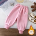 thumbnail image 2 of Povozer Toddler Boys and Girls Cotton Pull on Sweatpant(Pink,5-6 Years), 2 of 3