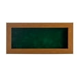 thumbnail image 3 of 12x24 Honey Pecan Shadowbox Frame - Interior Size 12x24 with 3/4" Usable Depth - Forest Green Acid-Free Suede Backing, 3 of 6