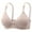81#Light Gray, variant on Womens Seamless Wireless Supportive Bra Push Up Comfort Soft No Underwire Full Coverage T-Shirt Bra Black 34