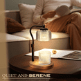 thumbnail image 2 of Candle Warmer Lamp with Timer Dimmer Adjustable Height for New Home Decor, Birthday Gifts for Women,Candle Warmer for Women Mom Christmas Mother's Day Gfit, Amber, 2 of 7