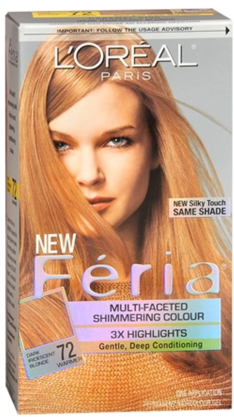L'Oreal Feria Permanent Haircolor Gel 72 Caramel Kiss (Dark