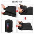 thumbnail image 4 of Graflsoa 600g Premium White Goose Down Double Sleeping Bag for Outdoor Camping, Black, Water-Resistant, Lightweight, and Warm for All Seasons, 4 of 6