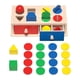 thumbnail image 3 of Caja de caída de bolas, juguete Montessori de madera, desarrollo de madera con cajones, cajas de objetos de juguete para bebés para interacción de, 3 of 9