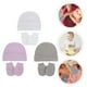 thumbnail image 3 of EeaseMX 1 juego de 9 gorros para bebés recién nacidos, guantes antiarañazos y gorros cálidos., 3 of 8