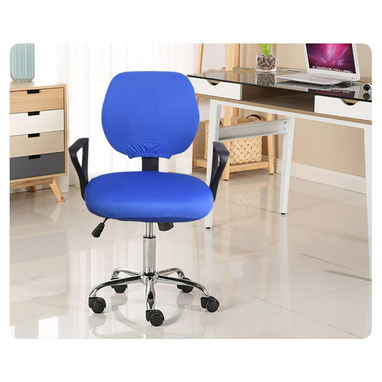 BSMEAN Office Chair Computer Chair Split Back Sapphire Blue Chair not included