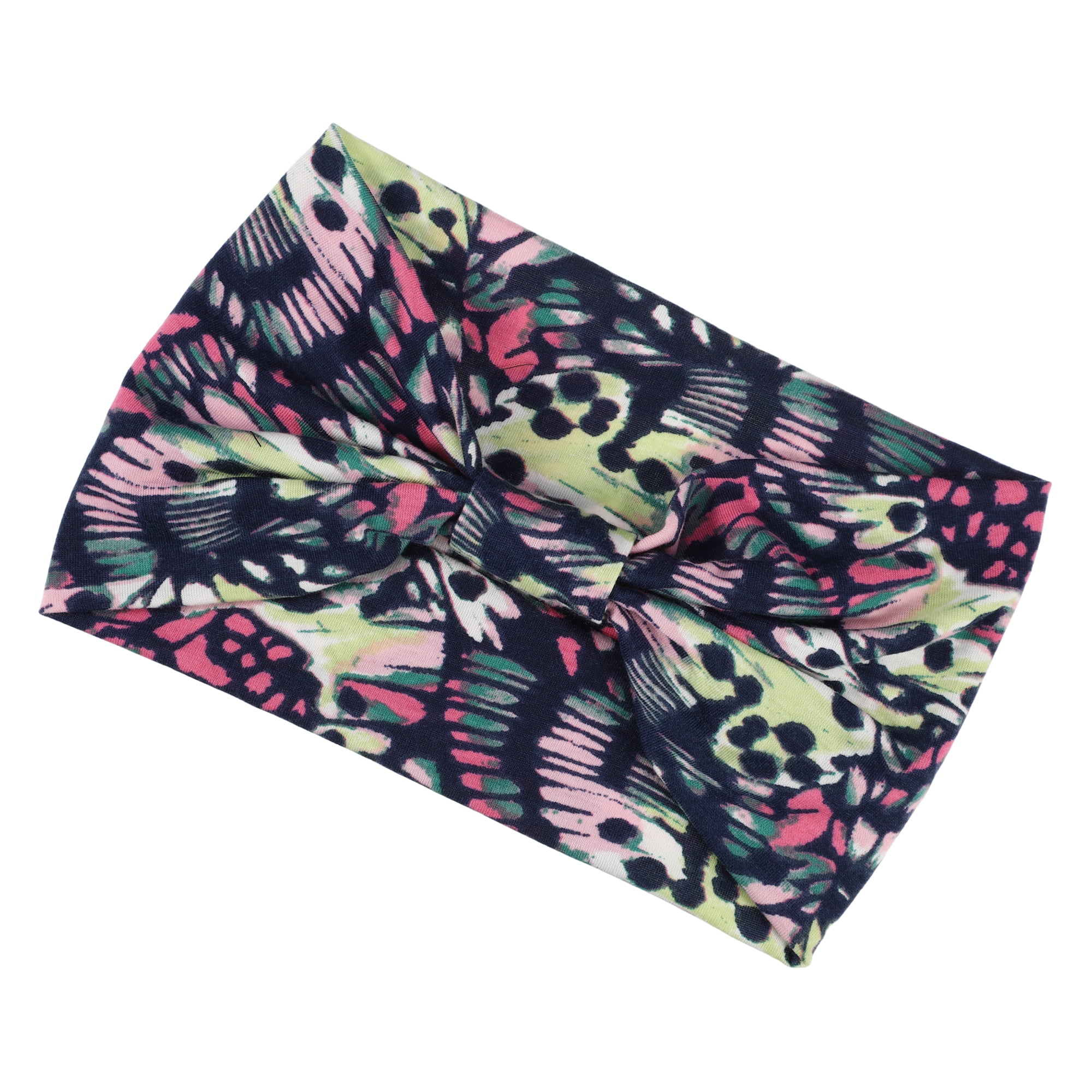 Unique Bargains Bohemia Printed Wide-side Knotted Headwrap 4pcs